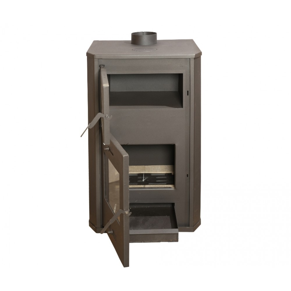 Kaminofen, Holzofen Wasserführend mit Backfach Balkan Energy, Modell Rosana Ceramic, 18.56kW - 24.56kW | Wasserführender Kaminofen | Kaminofen |