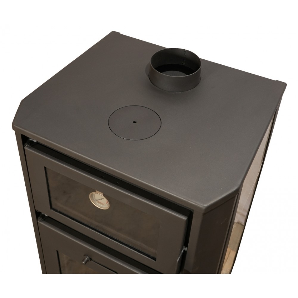 Kaminofen, Holzofen Wasserführend mit Backfach Balkan Energy, Modell Rosana Ceramic, 18.56kW - 24.56kW | Wasserführender Kaminofen | Kaminofen |