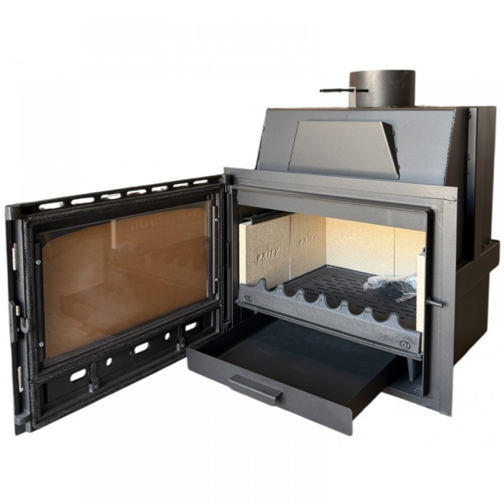 Kamineinsatz, Kamin Prity, Modell C, Leistung 15.8kW, Gusseisentür | Kamin | Kamineinsatz |