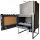 Kamineinsatz, Kamin Prity Modell C2F, Gebläse, Gusseisentür, Leistung 21kW | Kamineinsatz | Kamin |
