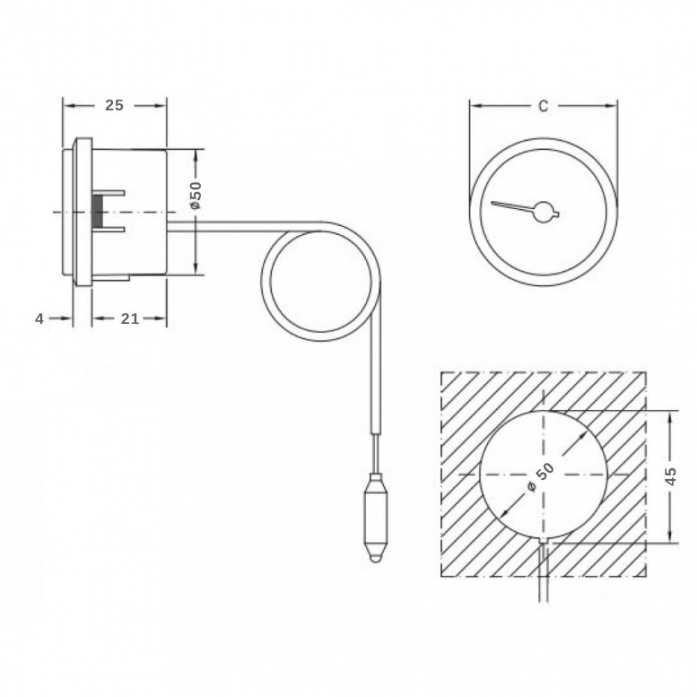 Kapillarthermometer von Cewal | Zentralheizung | Zubehör & Accessoires |