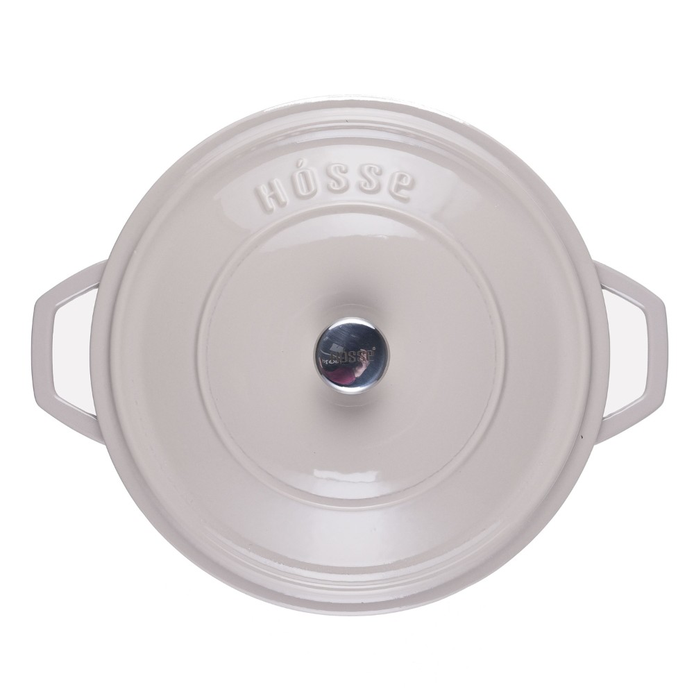 Gusseisen Topf Flach Hosse, Ivory, Ф28 | Gusseisen Topf |  |