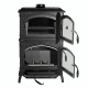 Italienischer Gusseisen-Kaminofen, Holzofen mit Backfach La Nordica Isotta Forno, 9.7kW | Holzofen | Kaminofen |