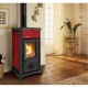 Italienischer Kaminofen, Holzofen La Nordica Gemma Rot, 6.5kW | Holzofen | Kaminofen |
