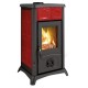 Italienischer Kaminofen, Holzofen La Nordica Gemma Rot, 6.5kW | Holzofen | Kaminofen |