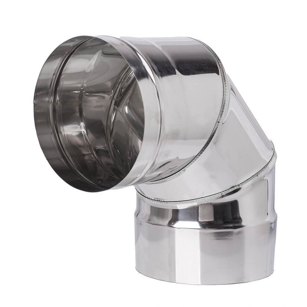 Schornstein bausatz für Kaminofen, Edelstahl AISI 304, 130mm | Schornstein Bausatz | Schornstein |