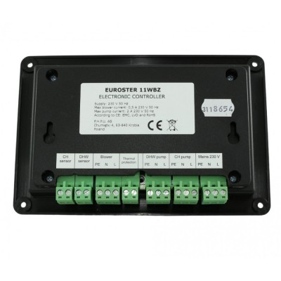 Controller E11WBZ mit 2 Arbeits- und 1 Notsensor für einen Festbrennstoffkessel BURNiT - Kessel Ersatzteile