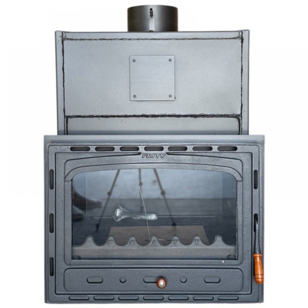 Kamineinsatz Wasserführend, Kamin Prity, Modell C W28, Leistung 33.2kW, Gusseisentür | Kamineinsatz Wasserführend | Kamin |