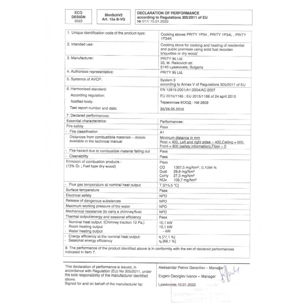Küchenofen / Küchenhexe mit Backofen und Kochplatte Prity, Modell 1P34-K Alba Rechts, Keramikverkleidung, Leistung 10.1kW | Küchenofen / Küchenhexe |  |