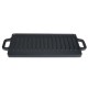 Doppelseitige Grillplatte aus Gusseisen, 33x20 cm | Gusseisenplatte |  |