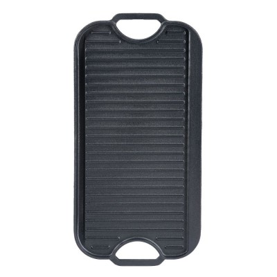 Doppelseitige Grillplatte aus Gusseisen, 51x26 cm - Produktvergleich
