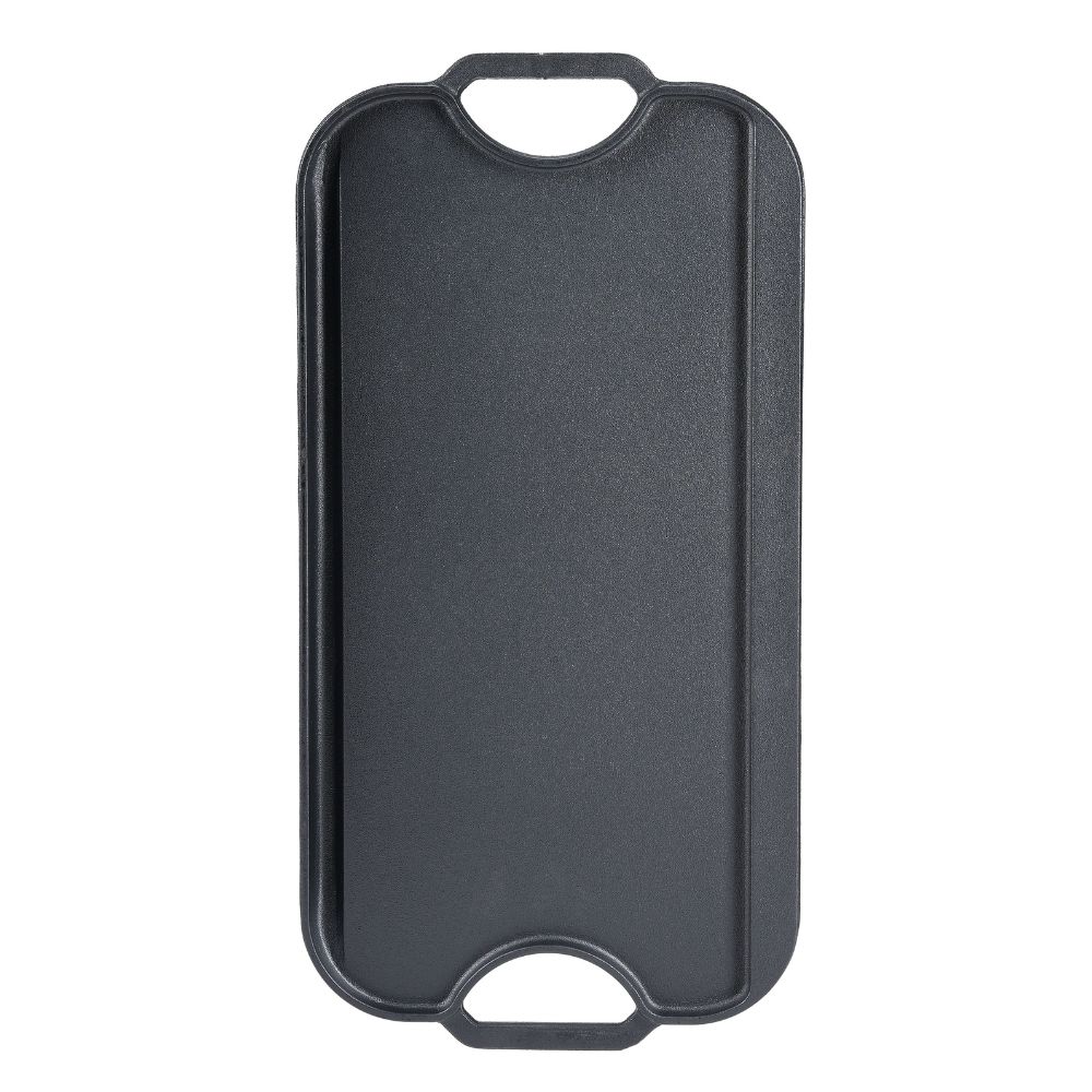 Doppelseitige Grillplatte aus Gusseisen, 51x26 cm | Gusseisenplatte |  |
