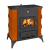 Kaminofen, Holzofen Prity, Modell K2 RK, Leistung 10kW, Keramikverkleidung, Füße