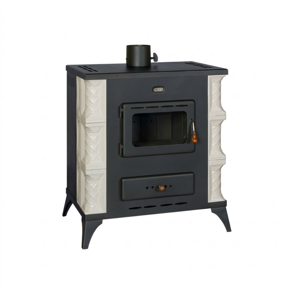 Kaminofen, Holzofen Prity, Modell K RK Dantela, 10kW, Keramikverkleidung, Füße | Holzofen | Kaminofen |