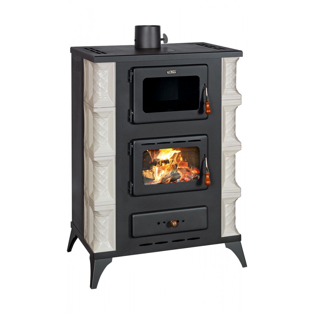 Kaminofen, Holzofen mit Backfach Prity, Modell F RK Dantela, 12kW | Holzofen | Kaminofen |