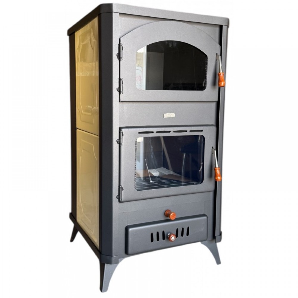 Kaminofen, Holzofen Wasserführend mit Backfach Prity, Modell FG W18 R, Leistung 23.4 kW | Wasserführender Kaminofen | Kaminofen |