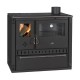 Wood Cooker Stove Prity GT D with Steel Hob and Stainless Steel Oven, Black, 10.9kW |  |  |