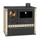 Wood Cooker Stove Prity GT D with Steel Hob and Steel Oven, Ivory, 10.9kW |  |  |