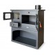 Küchenofen / Küchenhexe mit Backofen und Kochplatte Prity, Modell 1P34, Leistung 10.1kW | Küchenofen / Küchenhexe |  |