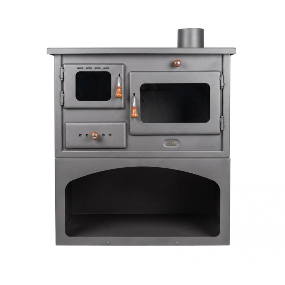 Küchenofen / Küchenhexe mit Backofen und Kochplatte Prity, Modell 1P34, Leistung 10.1kW | Küchenofen / Küchenhexe |  |
