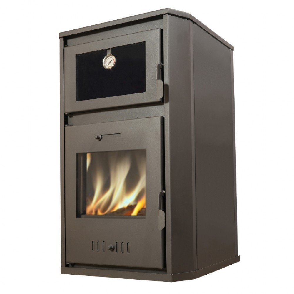 Kaminofen, Holzofen Wasserführend mit Backfach Balkan Energy, Modell Rosana, 18.56kW - 24.56kW | Wasserführender Kaminofen | Kaminofen |