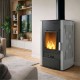 Kaminofen, Holzofen Wasserführend Velmora Fire ATS HYDRO Grau, 25kW | Holzofen | Kaminofen |