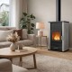 Kaminofen, Holzofen Wasserführend Velmora Fire ATS HYDRO Grau, 33kW | Holzofen | Kaminofen |