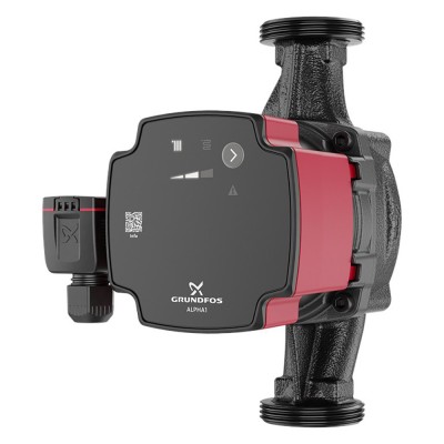Umwälzpumpe Grundfos ALPHA1 25-40 180, Förderhöhe 4 m, Fördermenge 1.65 m³/h - Produktvergleich