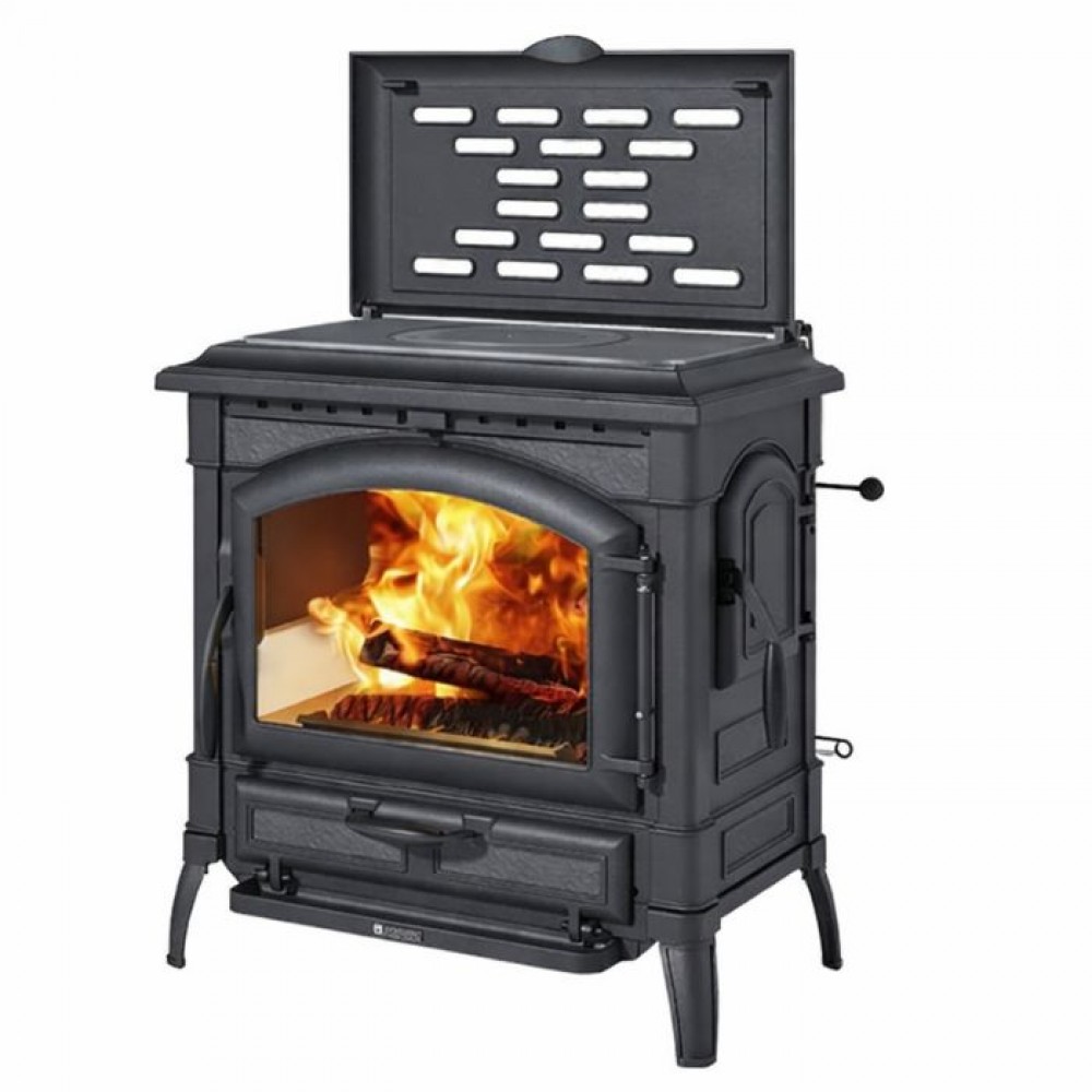 Italienischer Kaminofen, Holzofen La Nordica Isotta CC Lean mit Kochplatte, 9.3kW | Holzofen | Kaminofen |