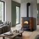 Kaminofen, Holzofen Prity, Modell K2 RK Haselnuss, Leistung 10kW, Keramikverkleidung, Füße | Holzofen | Kaminofen |
