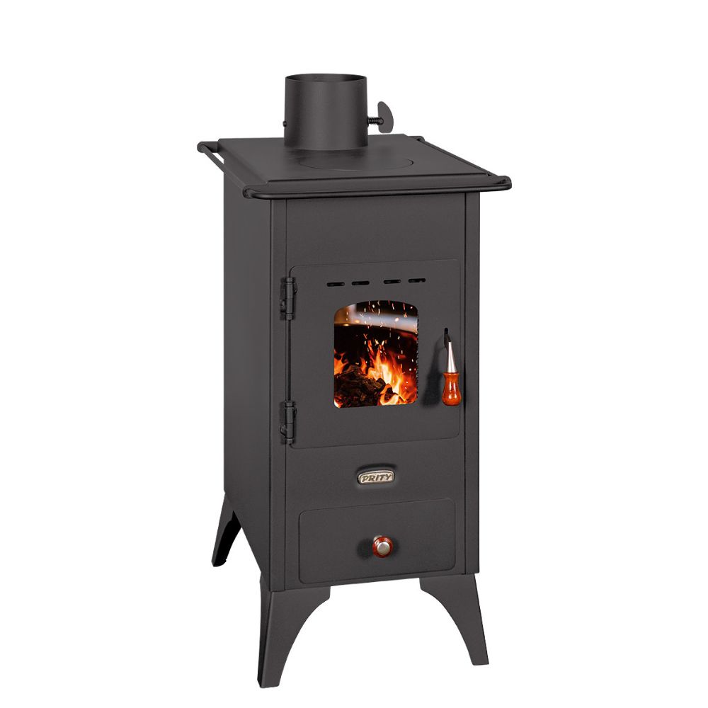 Kaminofen, Holzofen Prity, Modell Mini, Leistung 5.2kW, Füße | Holzofen | Kaminofen |