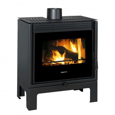 Kaminofen, Holzofen Prity, Modell PM-TV SL, 13kW, Panoramablick - Produktvergleich