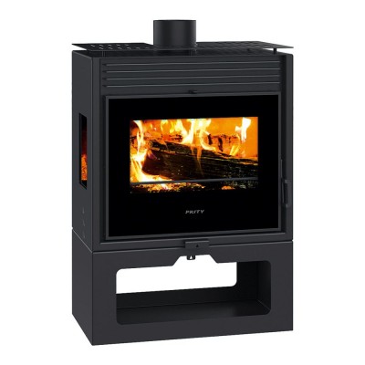 Kaminofen, Holzofen Prity, Modell PM3 E, Leistung 10.8kW, Panoramablick - Produktvergleich