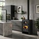 Kaminofen, Holzofen mit Backfach Prity, Modell FM D, Leistung 12.1kW | Holzofen | Kaminofen |