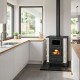 Kaminofen, Holzofen mit Backfach Prity, Modell F RK Dantela, 12kW | Holzofen | Kaminofen |