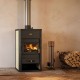 Kaminofen, Holzofen Wasserführend Prity, Modell S3 W13, Leistung 15kW | Wasserführender kaminofen | Kaminofen |