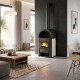 Kaminofen, Holzofen Wasserführend Prity, Modell W17, Leistung 23.2kW, Gewölbt | Wasserführender kaminofen | Kaminofen |