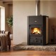 Kaminofen, Holzofen Wasserführend Prity, Modell WD W24, Leistung 24.3kW | Wasserführender kaminofen | Kaminofen |