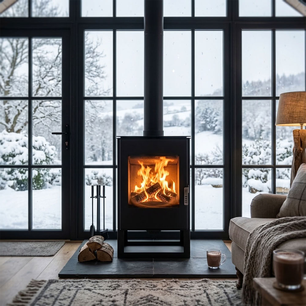 Kaminofen, Holzofen Verso Ina, Leistung 7.5kW | Holzofen | Kaminofen |