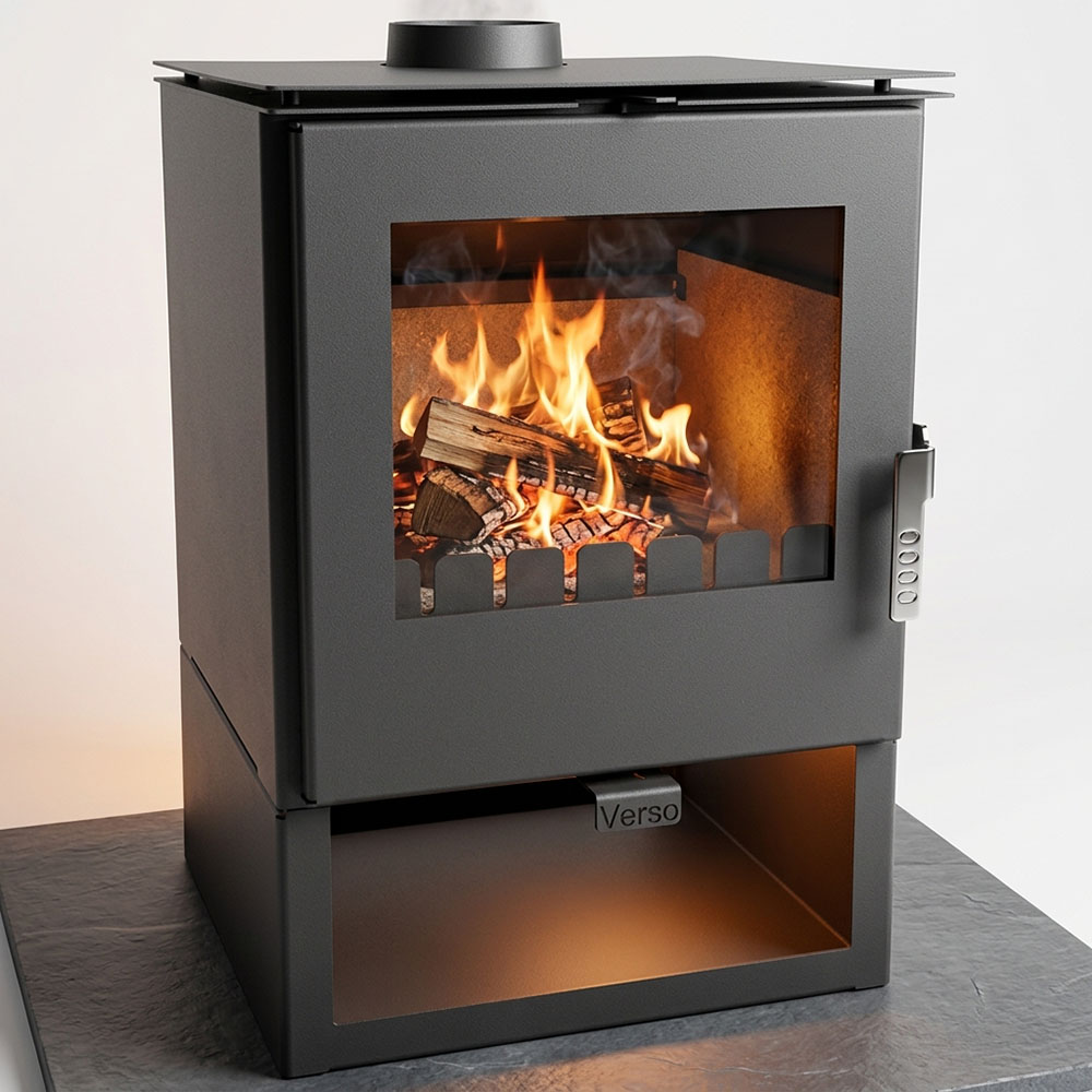 Kaminofen, Holzofen Verso Kara, 7.5kW | Holzofen | Kaminofen |