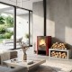 Kaminofen, Holzofen Verso Lheia Rot, Leistung 7.5 kW | Holzofen | Kaminofen |