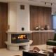 Kamineinsatz, Kamin Prity, Modell TC, Leisyung 16kW, Gusseisentür, Panoramablick | Kamin | Kamineinsatz |