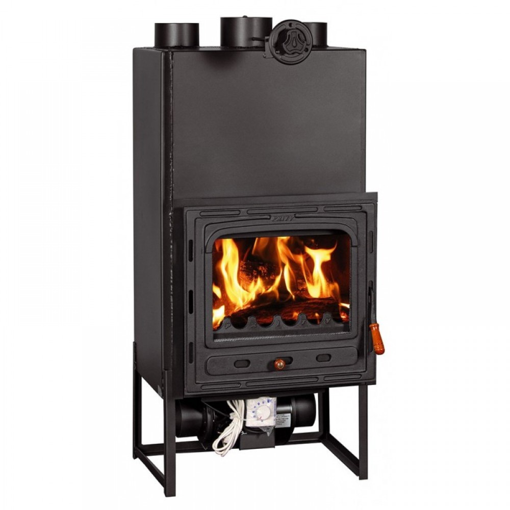 Kamineinsatz, Kamin Prity Modell CM2F, Gebläse, Gusseisentür, Leistung 20kW | Kamineinsatz | Kamin |