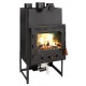 Kamineinsatz, Kamin Prity Modell CMF, Gebläse, Gusseisentür, Leistung 15kW | Kamineinsatz | Kamin |