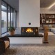 Kamineinsatz, Kamin Prity, Modell TCF, Leistung 18.5kW, Gebläse, Gusseisentür, Panoramablick | Kamin | Kamineinsatz |