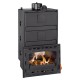 Kamineinsatz Wasserführend, Kamin Prity, Modell C W35, Leistung 40kW, Gusseisentür | Kamineinsatz Wasserführend | Kamin |