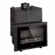 Kamineinsatz Wasserführend Prity P W28 TV, Gusseisentür, 28.2kw | Kamineinsatz | Kamin |