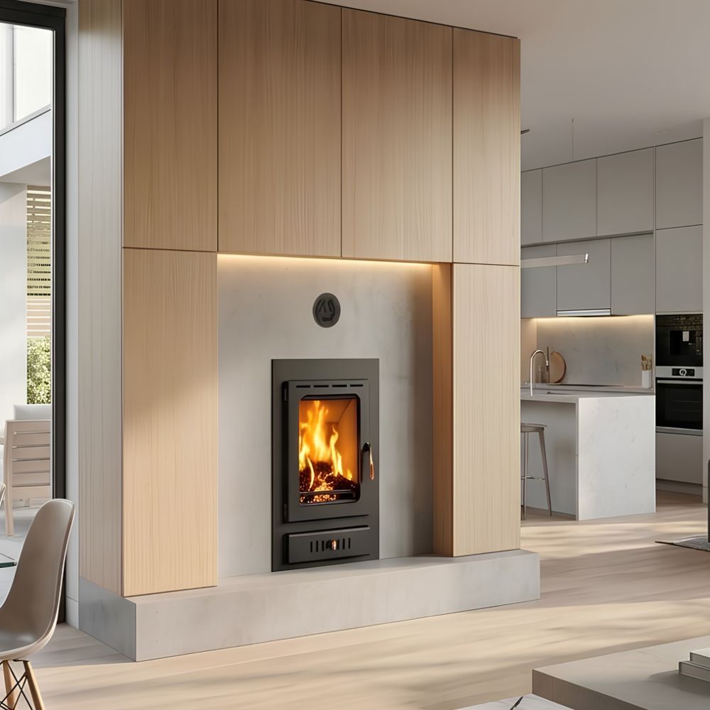 Kamineinsatz Wasserführend, Kamin Prity, Modell VM W15, Leistung 20kW | Kamineinsatz | Kamin |