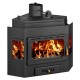 Kamineinsatz Wasserführend, Kamin Prity, Modell A W16, Leistung 21kW, Eckplatzierung | Kamineinsatz | Kamin |