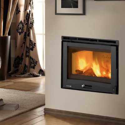 Italienischer Kamineinsatz / Kamin La Nordica Inserto 60, Gusseisentür, 6.5kW - La Nordica